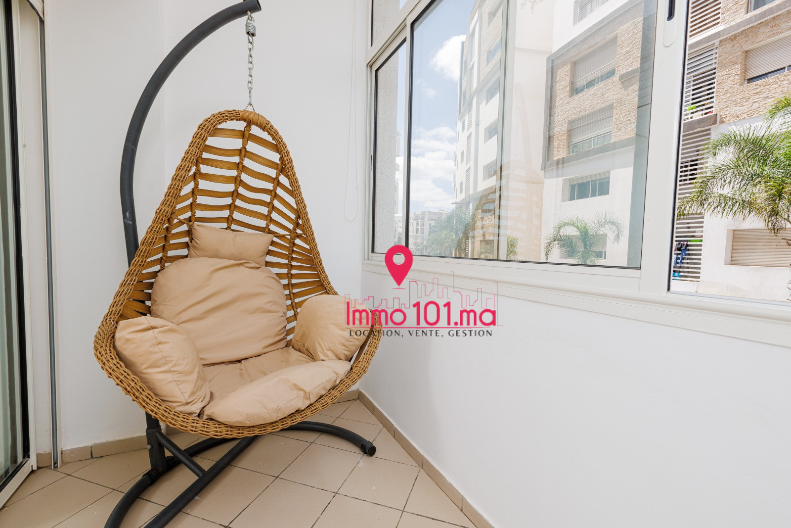 Location appartement meublé à Prestigia-Hay Riad ZLLAM2484